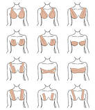 ТЕЙПИ Пластир для підтягування грудей Невидимий бюстгальтер без бретелей Кінезіо Тейп, фото 3