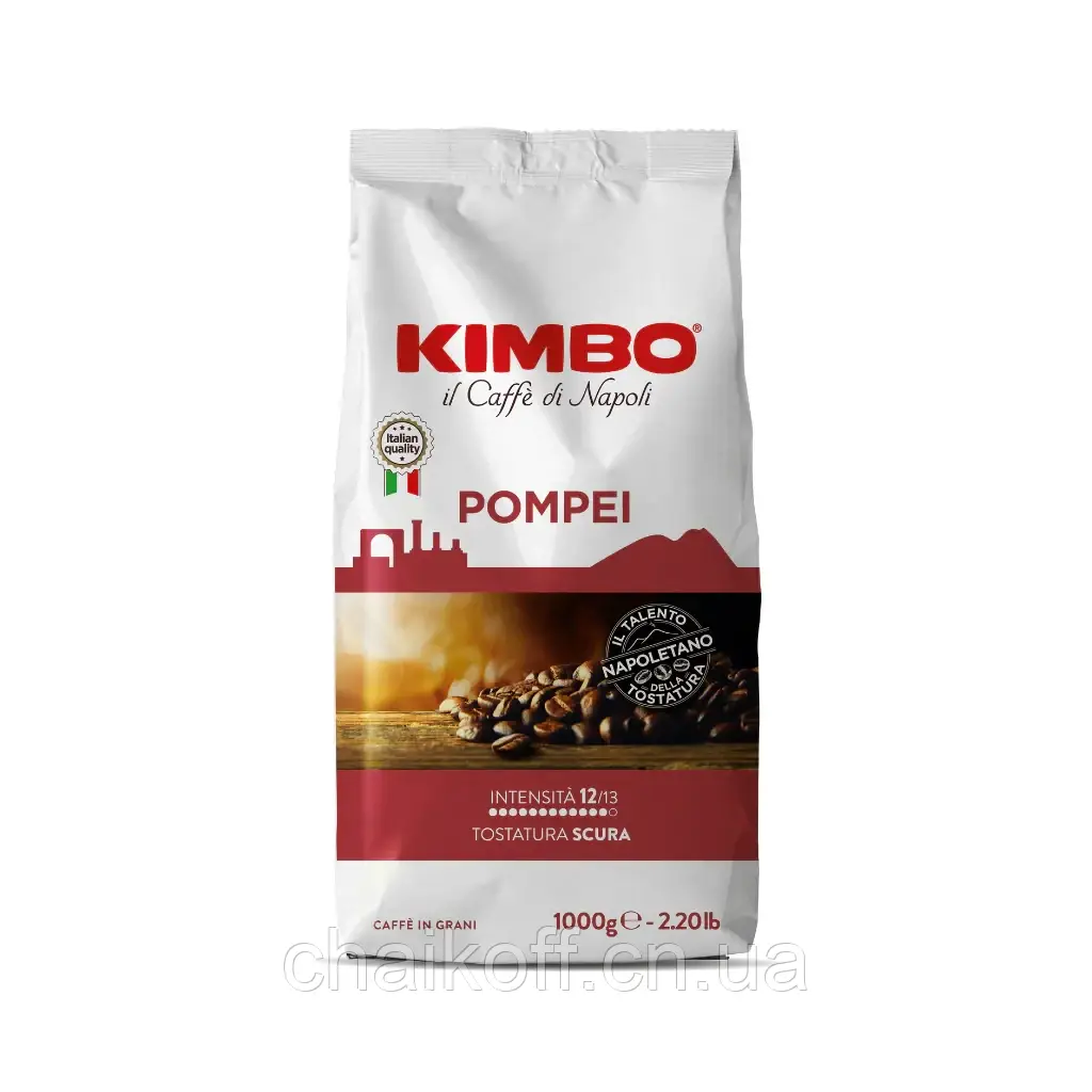 Кава в зернах Kimbo Pompei 1000 г (Італія)