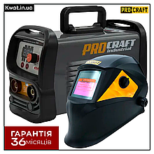Інверторний зварювальний апарат Procraft industrial RWI300 New і Маска Procraft SHP90-30 NEW