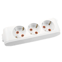 Колодка 3 гнізда з з/к ViKo MULTI-LET для подовжувача із заземленням, колодка 3 гнізда 90114300