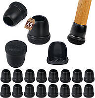 Захисні накладки на ніжки стільця Feligio 20-25 мм – антиковзкі, стійкі до подряпин 16 шт.