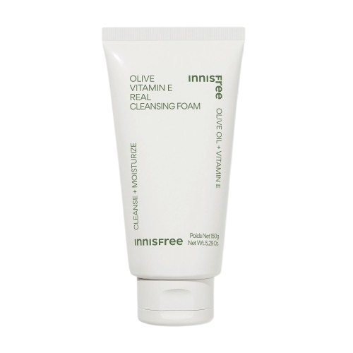 Пінка для вмивання з оливковою олією Innisfree Olive Vitamin E Real Cleansing Foam 150 гр (690919)