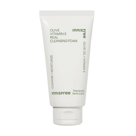Пінка для вмивання з оливковою олією Innisfree Olive Vitamin E Real Cleansing Foam 150 гр (690919), фото 1