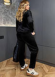 💎 Велюровий спортивний костюм чорного кольору – розкіш і комфорт у кожному русі!, фото 8