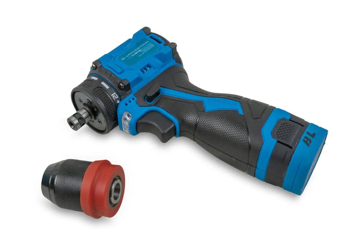 Акумуляторний шурупокрут для дому KRAISSMANN 103 ABS-BL 16.8/45 Nm Зручний шурупокрут зі знімним патроном