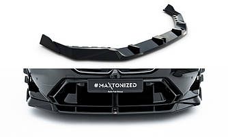 Сплітер BMW M5 G90 (2024+) тюнінг обвіс губа спідниця елерон (V2)