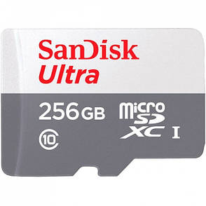 Карта пам'яті SanDisk 256GB microSDXC 10 UHS-I Ultra флешка для телефону, планшета, камери, фото 2