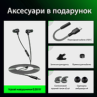 Ігрові навушники Plextone G20 Mark 4 геймерська гарнітура з мікрофоном 3,5 мм + type c, фото 4
