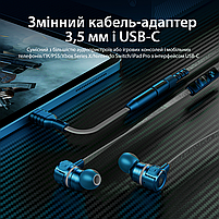 Ігрові навушники Plextone G20 Mark 4 геймерська гарнітура з мікрофоном 3,5 мм + type c, фото 9