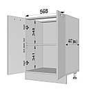 Кухонна тумба з полицею. Шир 600 мм., фото 4