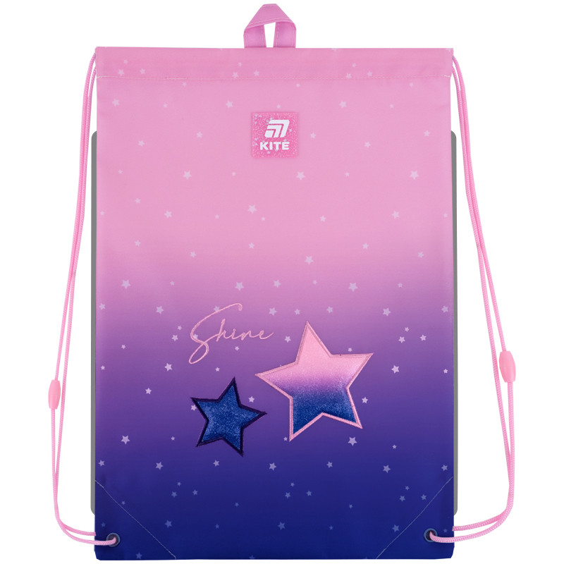 Сумка для взуття Kite Sparkling K25-600M-3  46х33  рожевий