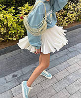 Стильная женская юбка мини ткань : креп шифон мод 313