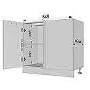 Кухонна кутова тумба з полицею. Шир 880 мм., фото 4