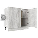 Кухонна кутова тумба з полицею. Шир 880 мм., фото 2