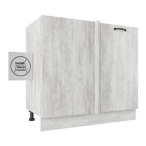 Кухонна кутова тумба з полицею. Шир 880 мм.