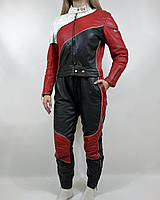 Женский кожанный раздельный мотокомбинезон Harro демисезонный | Размер 44(M-L) | Для города