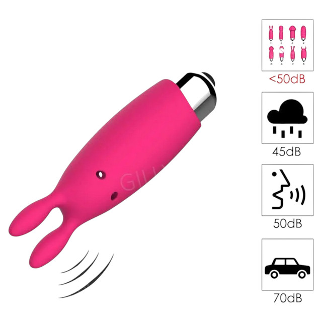 Вібратор для клітора Кролик кліторний вібромасажер XYZ Pocket Vibe Rebbit