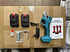 Акумуляторний професійний секатор з екраном Makita 36V36V з 2 акб 2 max у кейсі, фото 4