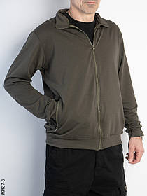 9137-6 Толстовка чоловіча на блискавці двонитка (5 од: 48,50,52,54,56)