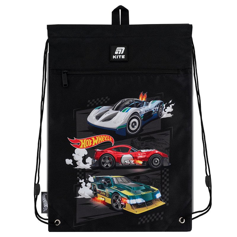 Сумка для взуття Kite Hot Wheels HW25-601M-1  46х33  чорний