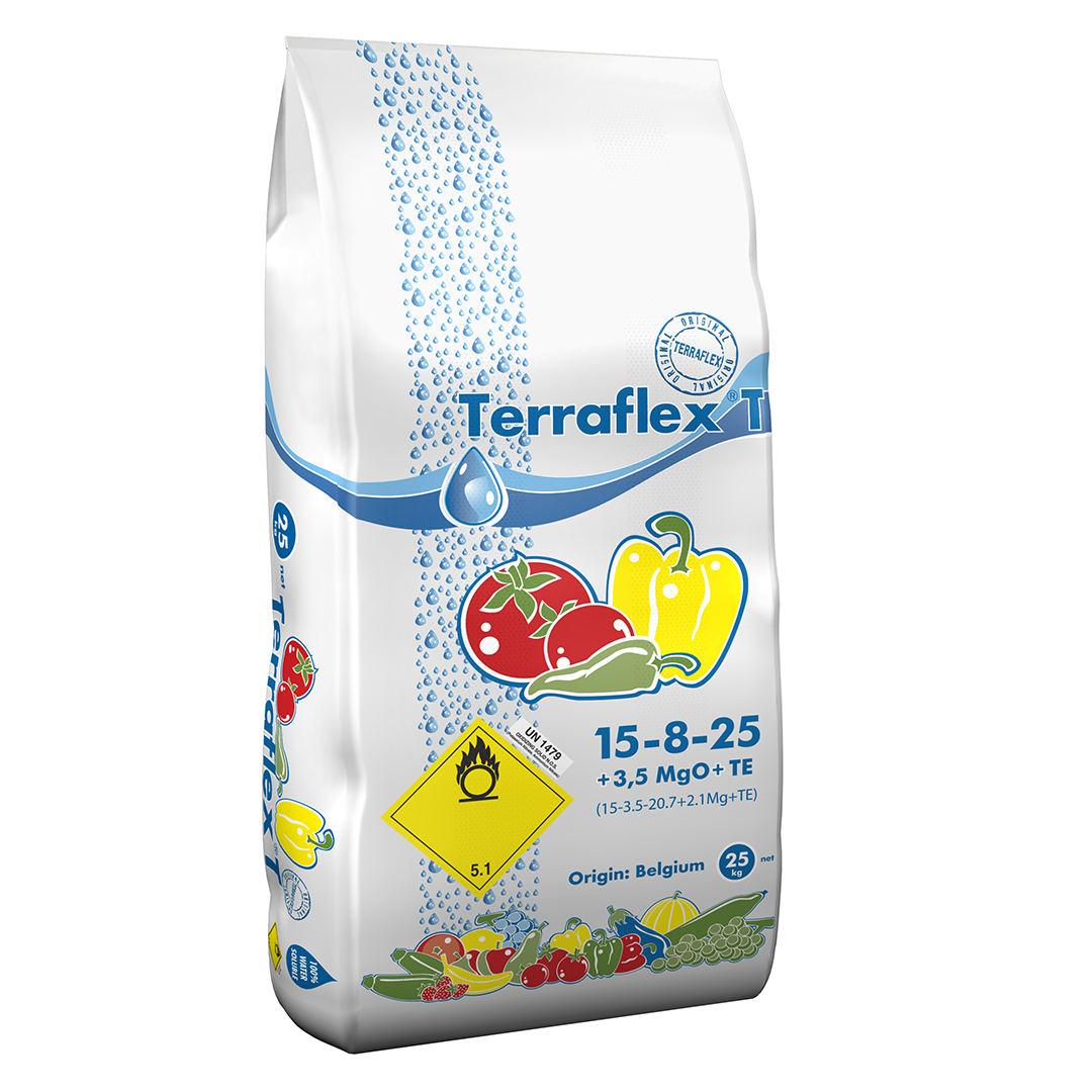 Комплексне добриво Terraflex T 15-8-25+3,5MgO+TE 25кг
