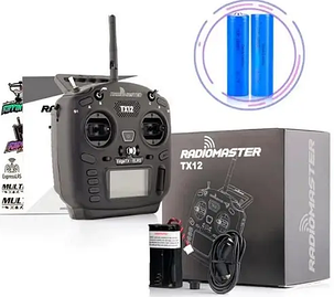Пульт дистанційного керування RadioMaster TX12 MKII ELRS M2 з акумулятором FPV пульт, фото 1