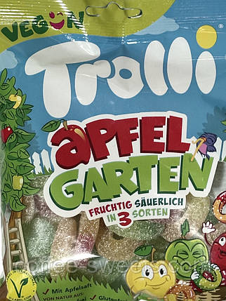 Желейні цукерки Trolli Apfel Garten 150g Vegan, фото 3