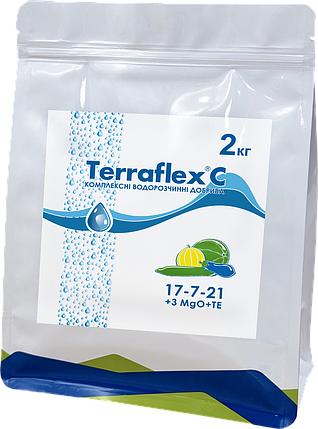 Комплексне добриво Terraflex C 17-7-21+3MgO+TE 2кг, фото 1
