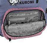 Шкільний набір Kite Education teens Kuromi (рюкзак, пенал, сумка) 130-145 см, фото 7