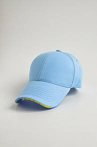 Бейсболка класична унісекс "жовтоблакиття" блакитна Modna KAZKA MKKT03012-1