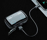 Bluetooth навушники вкладки з кейсом Бездротові вакуумні M10 MDR, фото 5