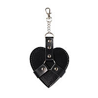 Брелок на карабіні для ключів Art of Sex Chained Heart, Чорний - SX2243