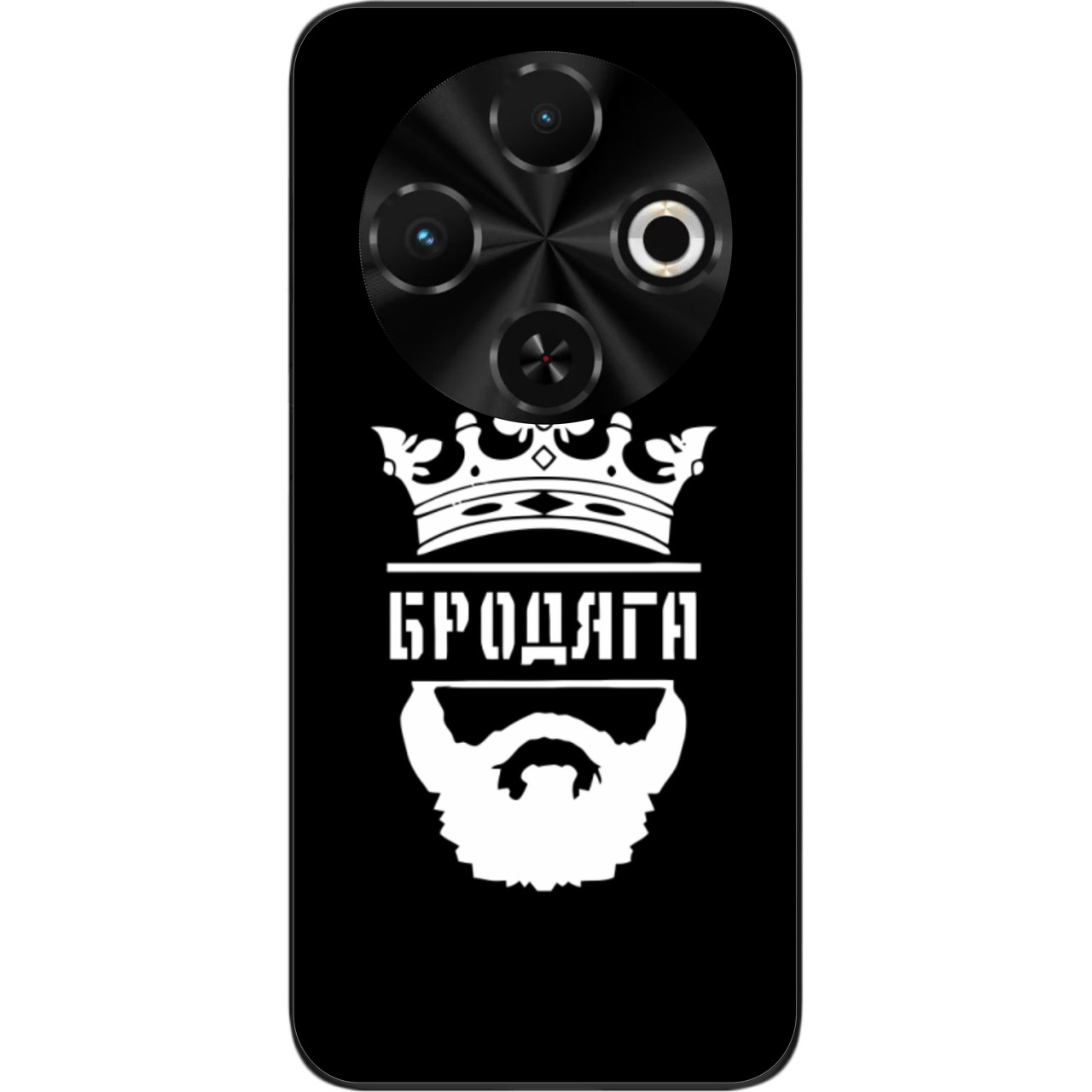Силіконовий чохол Epik для Tecno Spark 30C 4G (kl5) з картинкою Бродяга