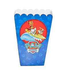 Коробочки для солодощів та попкорну "Щенячий патруль", (5 шт.), висота - 14 см
