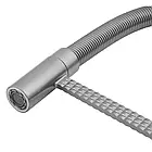 Кухонна мийка Kraft 6845 дошка/сифон/кошик/дозатор/ополіскувач для склянок і кран витяжним виливом, фото 8