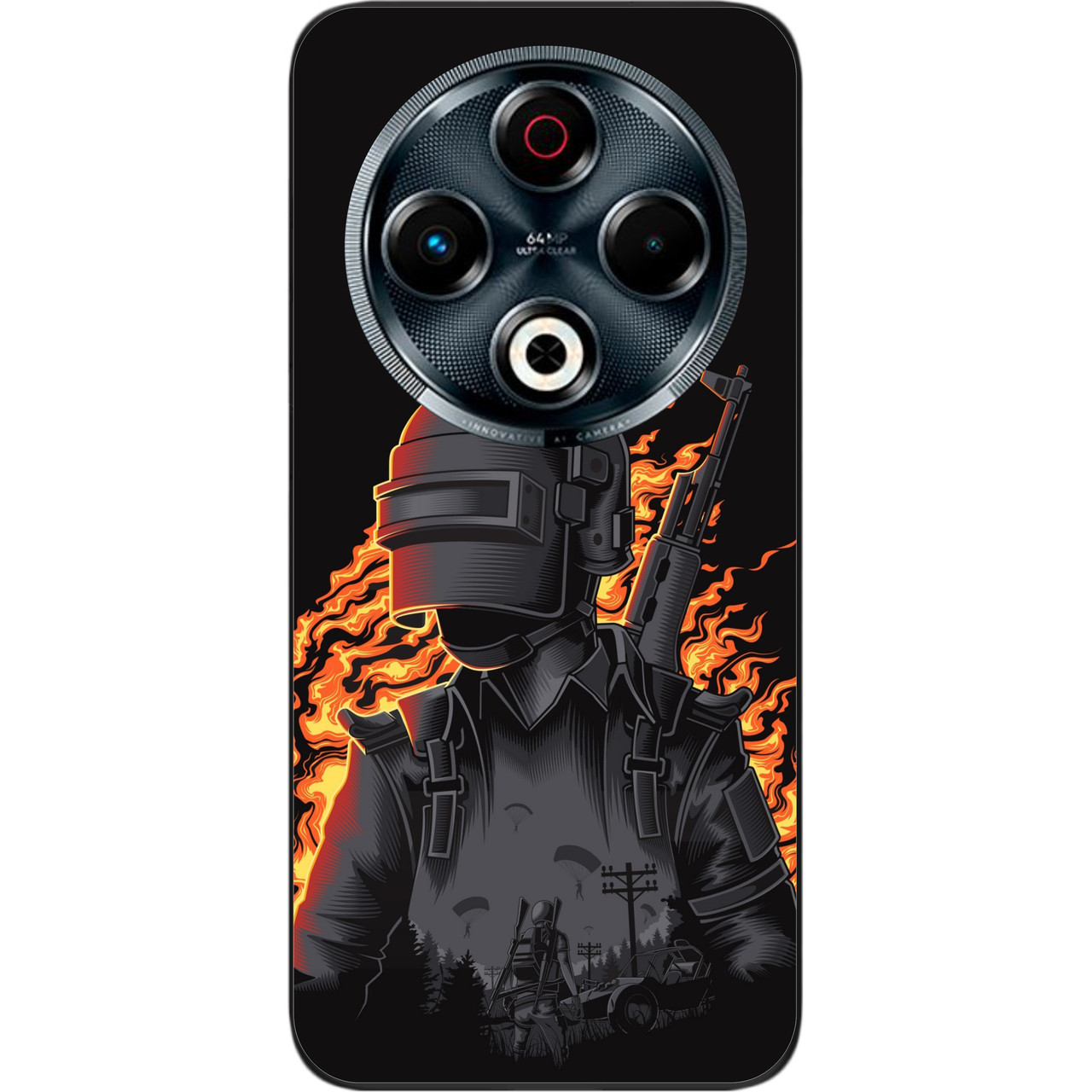 Силіконовий чохол Epik для Tecno Spark 30 4G (KL6) з картинкою PUBG