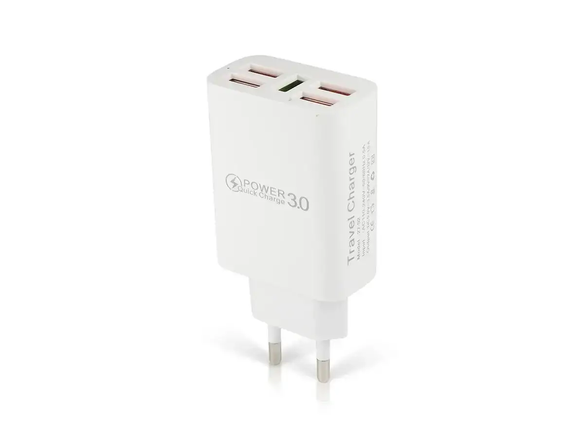 Зарядний пристрій 220В 3,5А QC3.0 USBx5 Travel Charger 27-2
