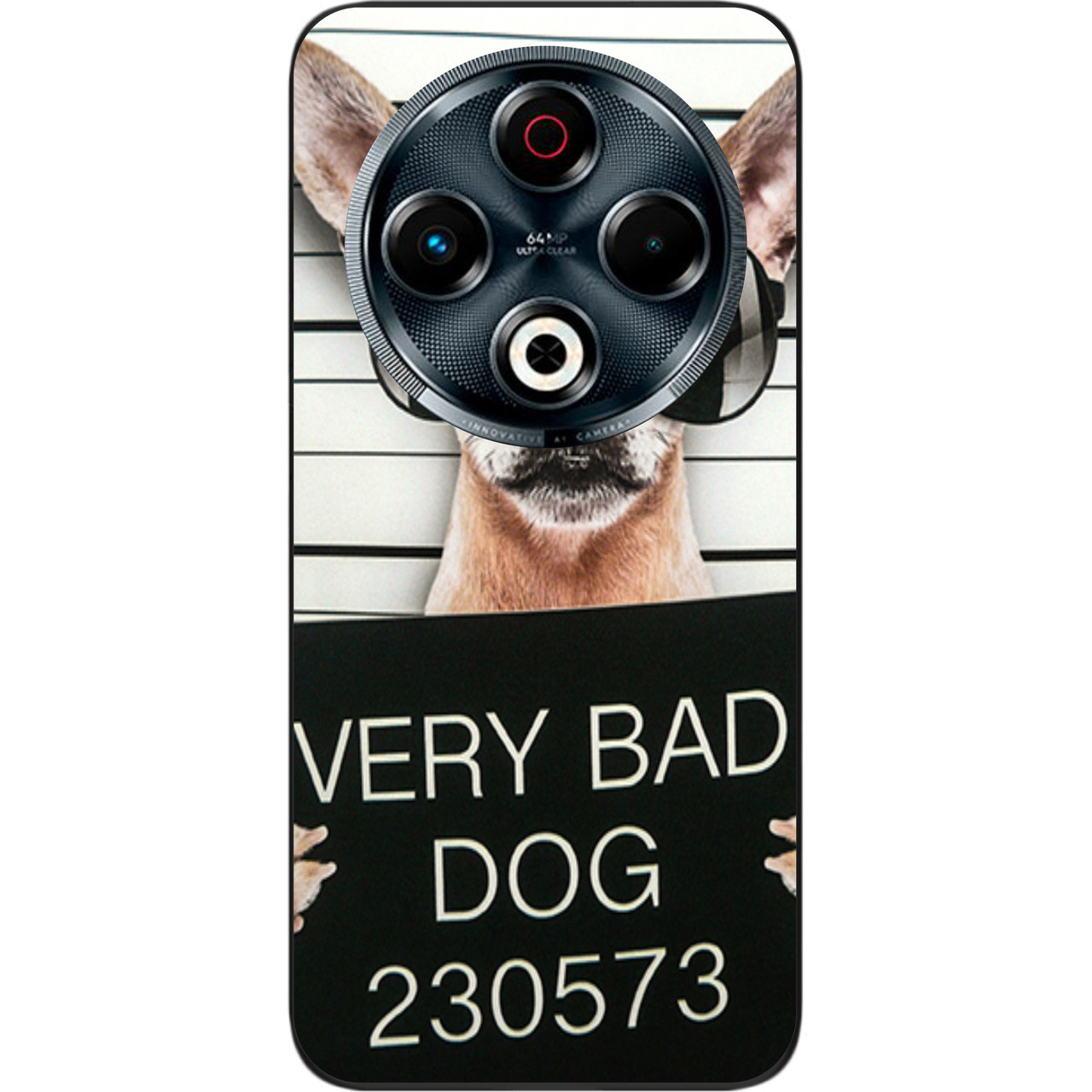 Чохол силіконовий Epik для Tecno Spark 30 4G (KL6) з картинкою Bad Dog
