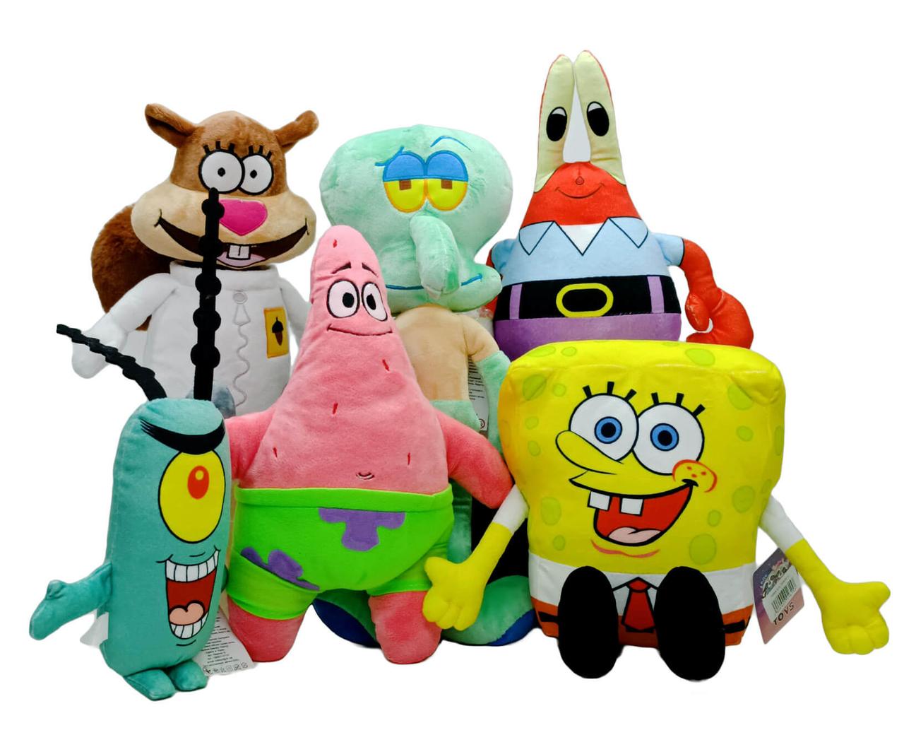 Набір м'яких іграшок Star Toys «Спанч Боб і друзі» - 6 персонажів 6756576-69-1