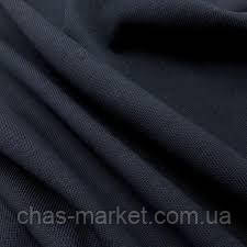 Трикотаж кулір стрейч Синій