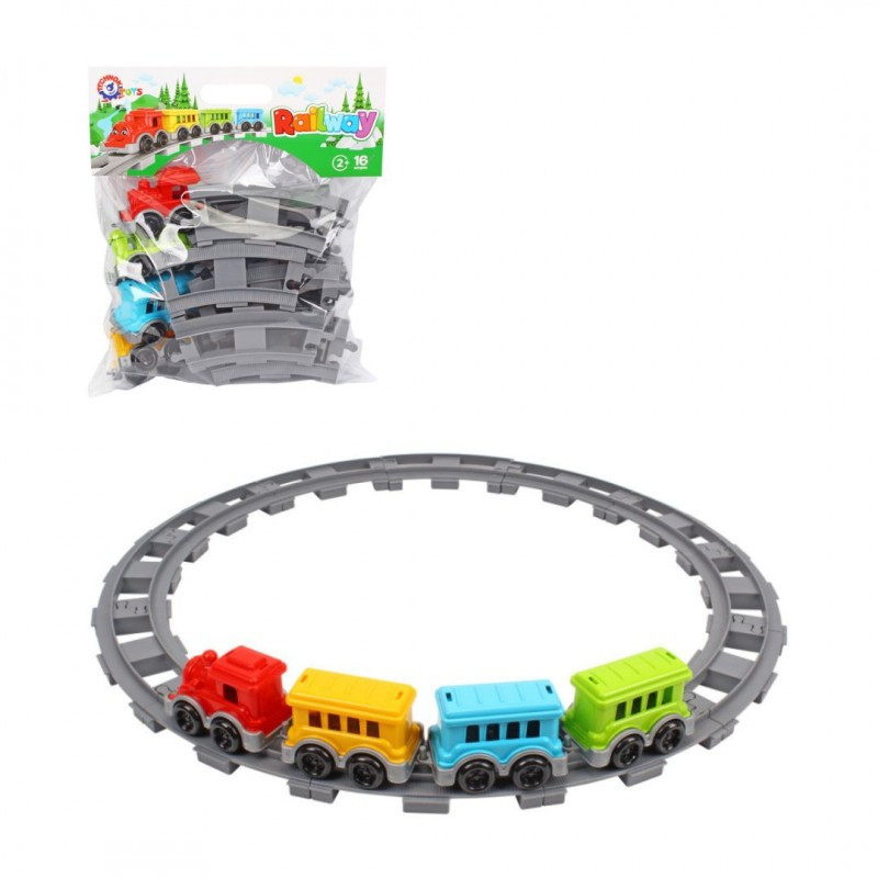 Іграшка «Конструктор залізниця ТехноК», 0914, фото 1