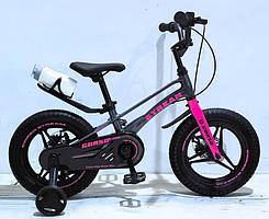 Велосипед 14" дюймів 2-х колісний Corso‘’Stream" SM-14154 МАГНІЄВА РАМА, ЛИТІ ДИСКИ, ДИСКОВІ ГАЛЬМА, зібран на 75%