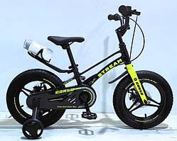 Велосипед 14" дюймів 2-х колісний Corso‘’Stream" SM-42081 МАГНІЄВА РАМА, ЛИТІ ДИСКИ, ДИСКОВІ ГАЛЬМА, зібран на 75%