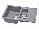 Кухонна мийка LAPAS gray Miraggio, фото 3