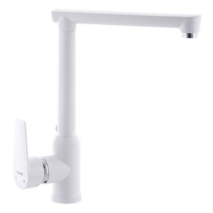Змішувач для кухні Plamix Mario-017 White (без підводки) (PM0557), фото 1