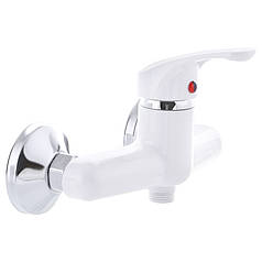 Змішувач для душу Plamix Afina-003 Білий (без шланга та лійки) (PM0567)