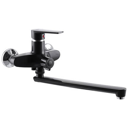 Змішувач для ванни Plamix Oscar-006 Euro Чорний (без шланга та лійки) (PM0600), фото 1