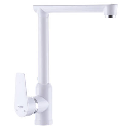Змішувач для кухні Plamix Mario-017 White (з підводкою) (PM0608), фото 1