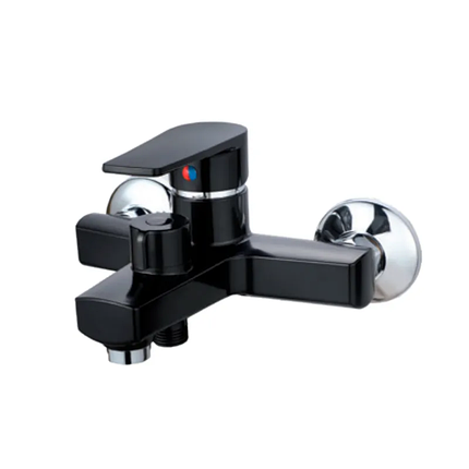 Змішувач для ванни Plamix Oscar-009 Euro Black (без шланга та лійки) (PM0642), фото 1
