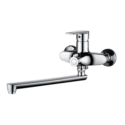 Змішувач для ванни Plamix Oscar-006 Euro.Chrome (без шланга та лійки) (PM0617), фото 1